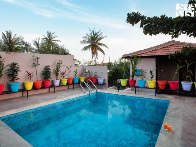 Photo 3 of 10 at StayVista's Hillside Harmony - Hosur - 3BHK Pet-Friendly Villa with Bathtub