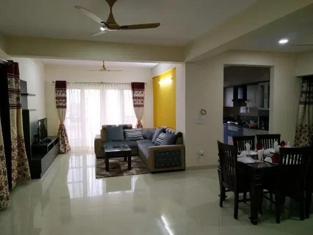 Photo 4 of 10 at Entire 3 BHK Corporate Service Apartment Manyata Tech Park Hebbal
