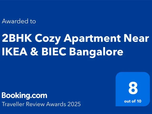 Photo 9 of 10 at 2BHK-Loft Cozy Apartment Near BIEC & KSCA Cricket Stadium Bangalore